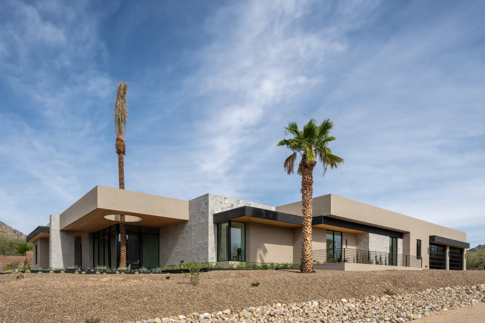 Modern exterior of Indian Bend Estate in Paradise Valley