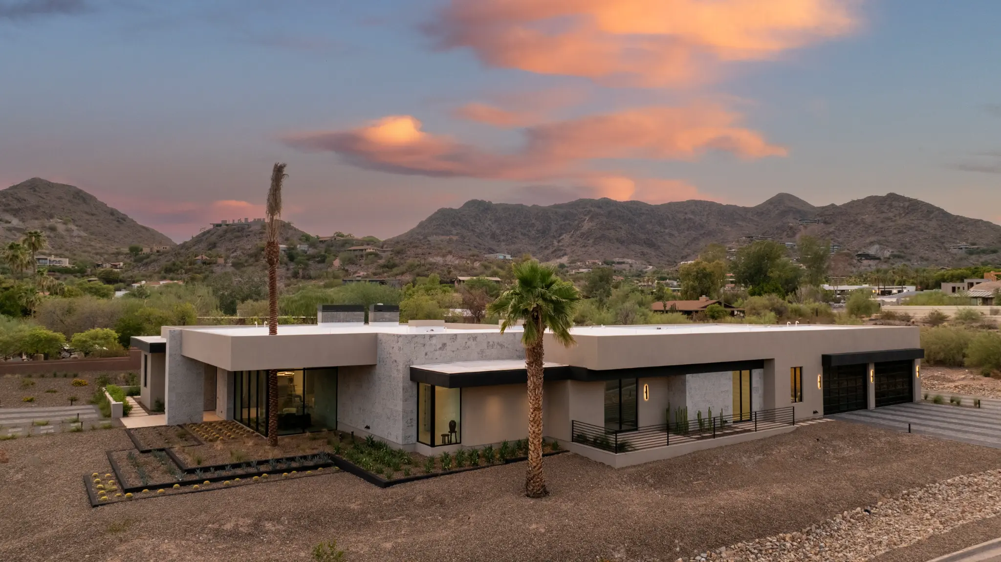 Indian Bend Estate exterior with Paradise Valley mountain views