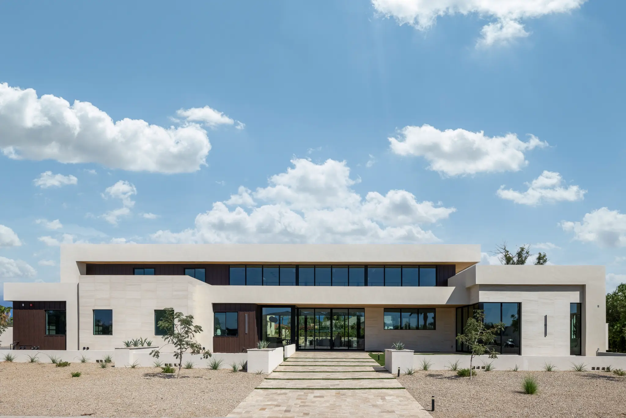 Front elevation of Wethersfield Estate in Scottsdale