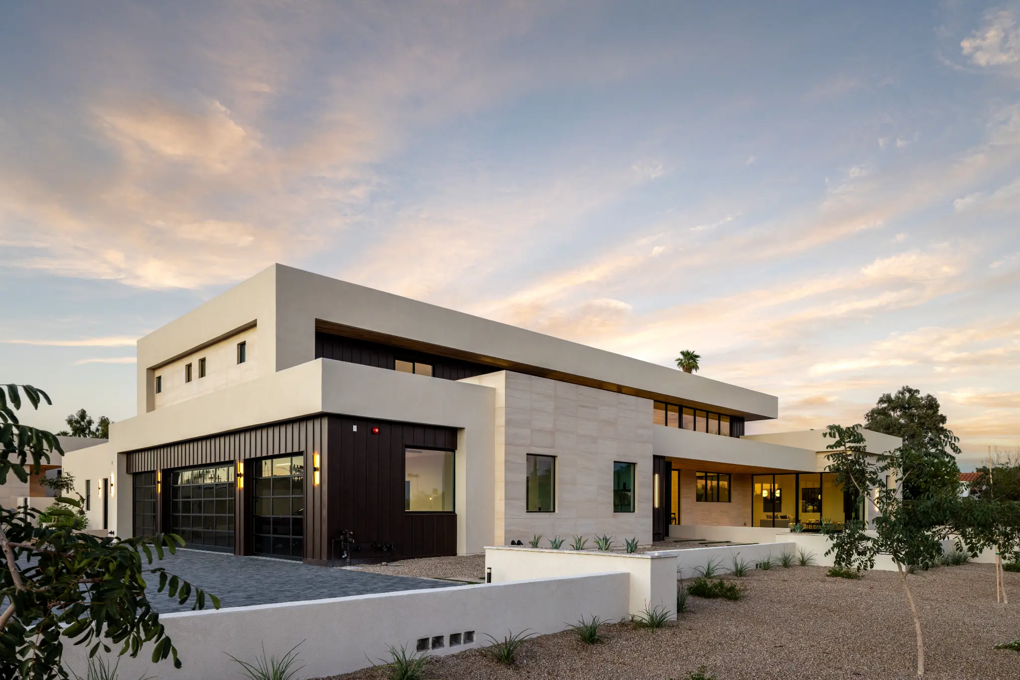 Modern exterior of Wethersfield Estate in Scottsdale